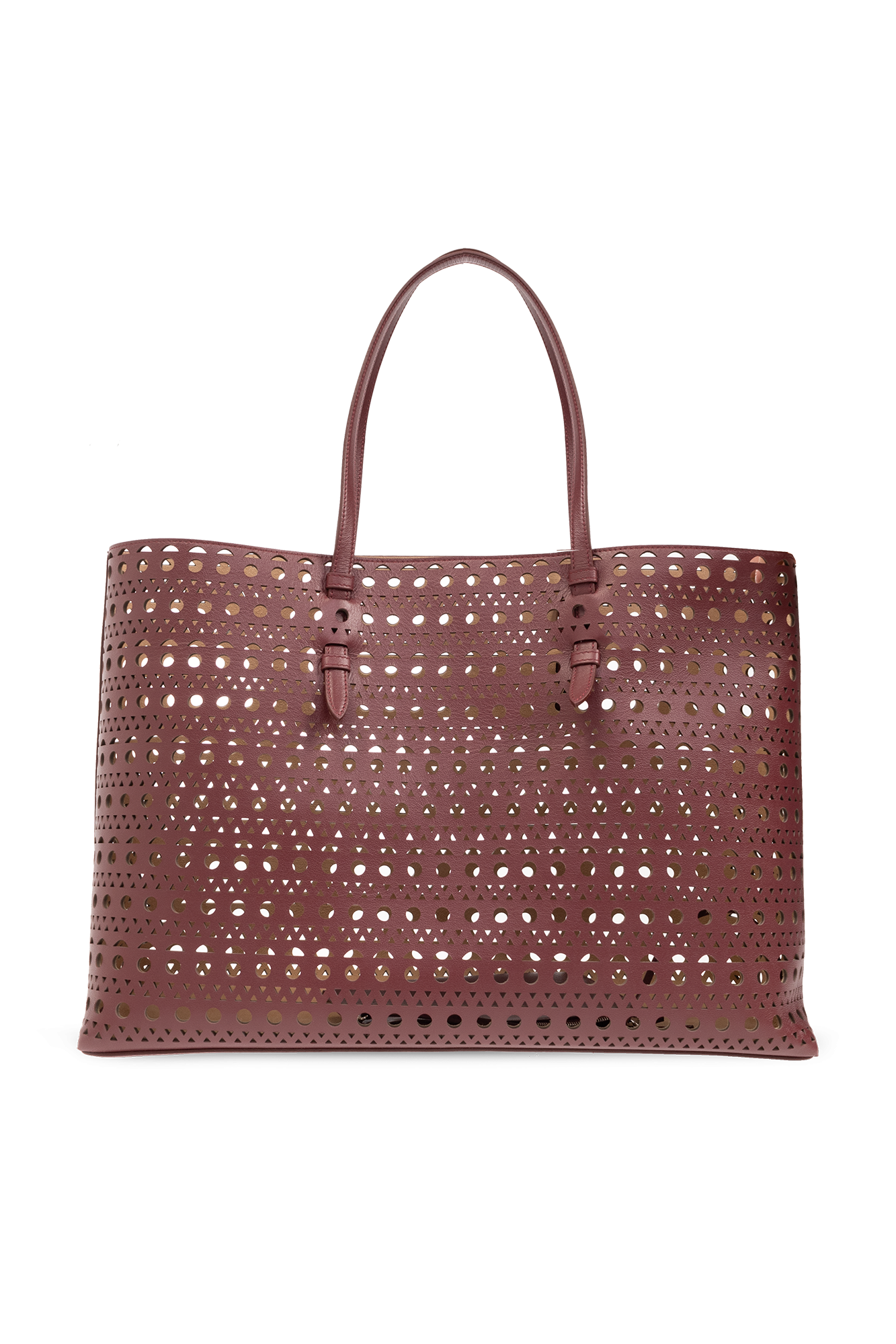 Burgunder Mina 44 shopper bag Alaia Vitkac Germany